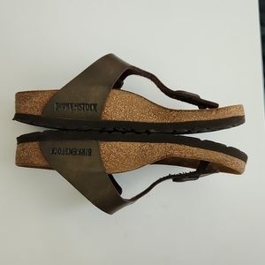 Birkenstock Gizeh Thong Sandal Slide Leather Eu 35